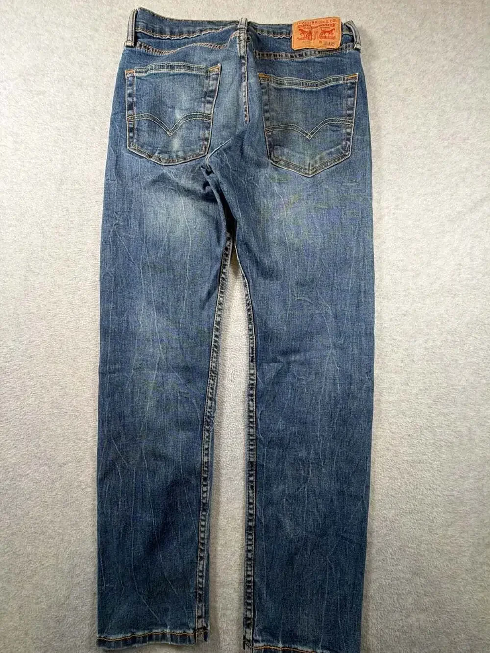 Levi's 514 Straight Leg Medium Wash Denim Jeans